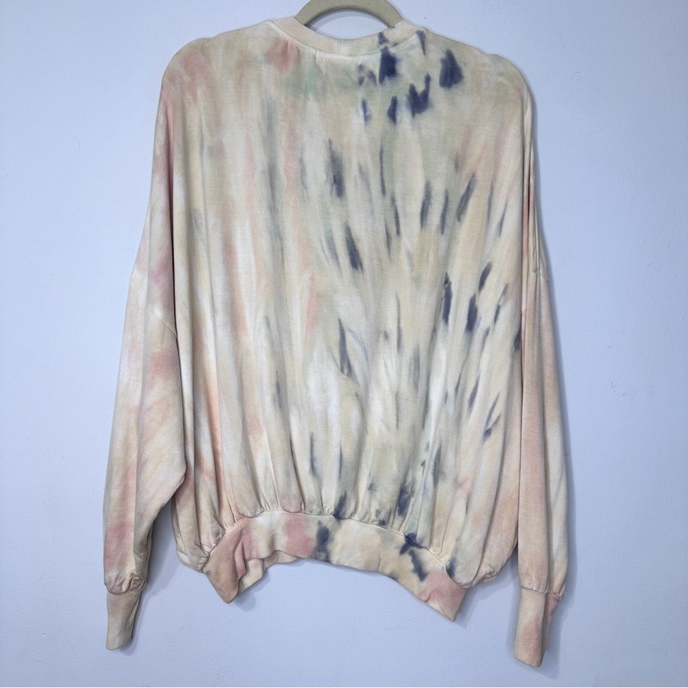 YOUNG FABULOUS BROKE Juliette Crew Top‎ in Buttercup Picnic Sz S - Picture 6 of 10